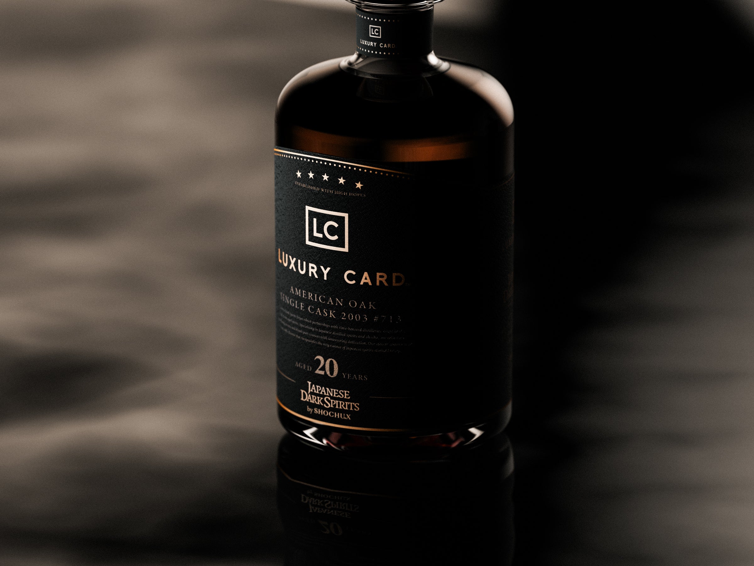 LUXURY CARD コラボレーションボトル #713 20年熟成　K134 LUXURY CARDコラボ 20年熟成 #713 | 樽熟成スピリッツ | JDS公式